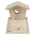 Wooden Bird Feeder 19.5 X 25 X 22.5CM Bird Cut-out