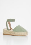 Ankle Strap Flatform Espadrille - Sage