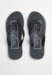 Tommy Hilfiger Rubber Hilfiger Beach Sandal - Black