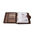 ADPEL A5 Genuine Leather Organiser With Tab Closure