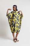 Trapeze Shirt Dress - Size 2 XL 2XL 3XL Lime