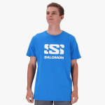 Salomon Mens Adventure Short Sleeve Tee Directoire Blue - 10XL