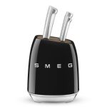 Smeg KBSF02 Knife Block Set – Black