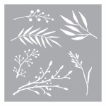 Stencil Twigs & Leaves