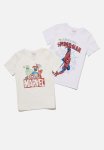 Cotton On Multipack Short Sleeve License Tee Two Pack - Off White & White