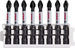 Bosch Professional Screwdriver PZ2 Bit Pack Pick & Click Impact Control 8PK