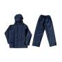 Rubberized Rain Suit Navy 2 Piece Medium