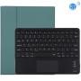 TG-102BC Detachable Bluetooth Black Keyboard + Microfiber Leather Protective Case For Ipad 10.2 Inch / Ipad Air 2019 With Touch Pad & Pen Slot & Holder Dark Green