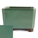 Japanese Glazed Square Container 100 X 100 X 70MM - Oribe