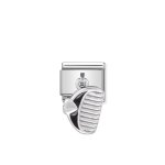 Composable Classic Link Comb Pendant In Silver