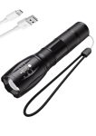 LED Torch With Type C USB Cable rechargable 395NM Flashlight LED Torch stain Leak Fake Documents Fake Notes And Scorpion Detecto