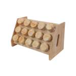 Bambo O Spice Rack With 15 Bottles Brown