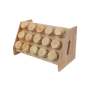 Bambo O Spice Rack With 15 Bottles Brown
