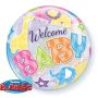 22 Inch Single Bubble Welcme Bby Animal Patns 1CTP