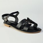 Madison Halter Sandal - Black - 8