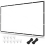 120 In Projector Screen HD 4K Outdoor Indoor Home Theater Foldable Portable