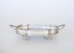 Small Tray With Feet Oval Rounded Edges 6.5X29X14CM