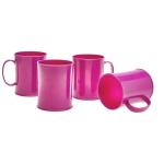 450ML Coffee Mugs Assorted Colour 4 Pk