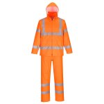 H448-HI-VIS Packaway Rain Suit