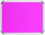 Info Board Aluminium Frame - 1800 1200MM - Pink