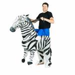Bodysocks Adult Inflatable Zebra Fancy Dress Costume