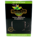 Lemon Grass Chai Instant Tea Premix Unsweetened Lili Chah Sugar-free 160G - Low-calorie Herby 3-IN-1 Milk Tea Powder For Soothin