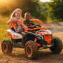 Kids Electric Ride On Car Can Am Maverick 2 Seater 24V With Rubber Tyres