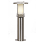 Stainless Steel With White Perspex Cover Outdoor Bollard