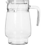 Glass Water Jug With Clear Lid 12 Ea