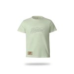 Sage Kids T-Shirt 3D Embroidery Melange