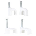 Cable Clips Flat 10.5MM White - HT100WT