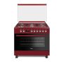 Ferre Premium Range 6 Burner Wok Red Body And Top- F9S60E7.PRI