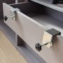 2 Pieces U-Shaped Drawer Clamp Wooden Board Clamping Tool Woodworking Panel Clamp Drawer Panel Desktop Clamp Installation Fixture Suitable For Woodworking DIY Drawers Wooden Boards