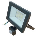 Flash LED Floodlight With Sensor 30W Black