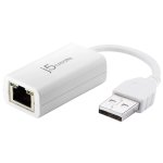 J5CREATE JUE125 USB 2.0 To RJ45 Adapter