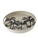 - Bali Bamboo Fibre Tray Round 35CM - Jungle