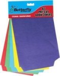 Butterfly Precut A5 Bright Book Covers 10'S