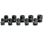 Impact Socket Wrench Set 1 2 Dr