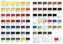 Acrylicos Vallejo Artists Acrylic Hand Painted Colour Chart