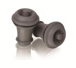 Vacuvin - Vacuum Wine Stopper Grey - Set Of 2