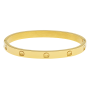 Goldair Gold Era Icon Bracelet - Size B 21.5CM Circumference