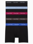 Calvin Klein Mens 5 Pack Brief Boxer Set In Black Multi - Black Multi S