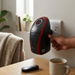 400W Electric Wall-mounted And Portable Fan Heater