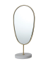 Oval Gold Vanity Mirror - None / Assorted