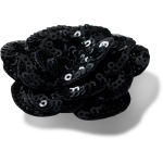 Black Sequin Flower Jibbitz - Multi Osfa