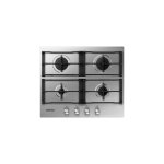 Samsung 60 Cm 4 Burner Gas Hob With Cast Iron Grates Stainless Steel Finish