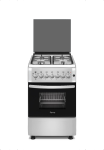 Ferre 50×60 Freestanding Gas electric Cooker 4 Burner Silver F5S40E3.HI