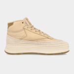 Reebok Women's Club C Double Geo Mid Beige white gum Sneaker