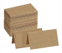 Decor Party Cardboard Wedding Table Place Cards Set Of 48 - 10CM Brown