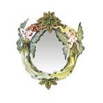 Pacific Giftware 14" Fairyland Greenman Twins Leaf Fairies Mirrors